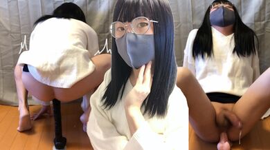 [男の娘 | FULL] 40cm越えディルドで唸り声を出しながら結腸アクメ！！