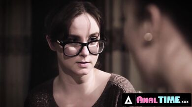 ANALTIME.XXX - Busty MILF Lena Paul Shows Off Her Anal Skills While Boring Tradwife Watches!