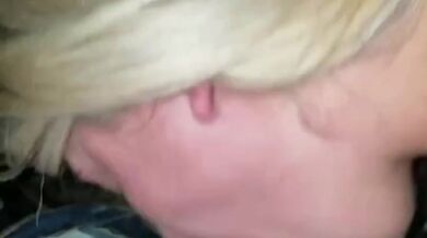 Layla blows me in my truck