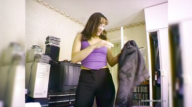 Anna filmed having sex on camera for the very first time