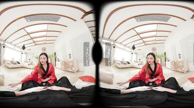 VR Conk: Japanese Mariko from Shogun Loves Deep Penetration of Western Cock in a Movie Parody | VR Porn