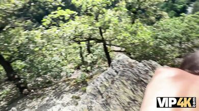 VIP4K. Pretty brunette loves to ride bikes and huge cocks. Hot sex with George Uhl & Helina Dream