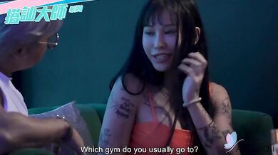 Hot Tattooed Chick, Yaner, Fucked In Club's Bathroom By Pick-up Artist