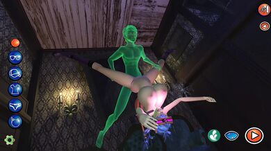 3DGSPOT - Huge Titties Girl Fucks Hard With Ghost In Anime Game! 3D CARTOON PORN!