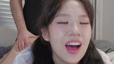 WMAF addicted Asian girl with big boobs got caught rough by BWC