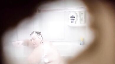 See Fat Grandma C.K. take a bath and shower. 2-4-2018