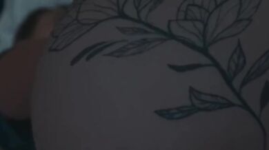 Step mom fucks with step son till twice cum in shared hotel room with one bed