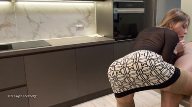 Real Amateur Couple. Passionate Sex Tape with Valeria Luxury