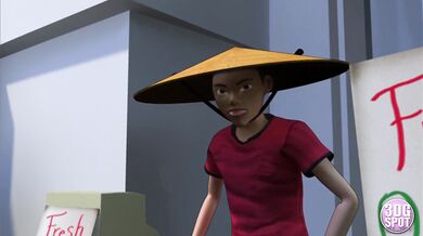 3DGSPOT - Horny Girl Gets Orgasm While Fucking Both Her Holes With Vegetables! 3D CARTOON PORN!