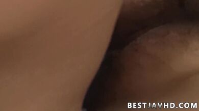 Miku Airi Japanese deep throats and gets creampied, producing nutrient JAV!