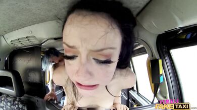 Female Fake Taxi - Tattooed lesbians fuck each other with sex toy