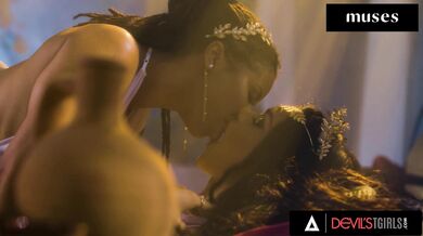 DEVILS TGIRLS - Hot Girl And Her Trans Friend Have A Hot Threesome With Guy - Autumn Rain