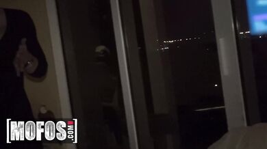 MOFOS - Layla Lopez And Melanie Hicks Get Fucked Hard In Standing Doggystyle At The Same Time