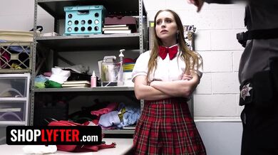 Hot Virgin Finally Gets Pounded For The First Time After Getting Caught Stealing Condoms