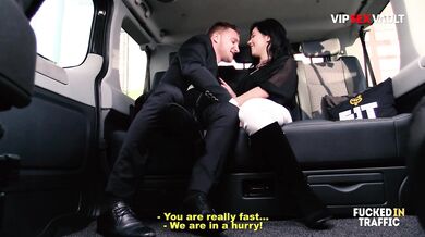 Euro Babe Adriana Has Her Tight Pussy Drilled Deep by Chauffeur - VIP SEX VAULT