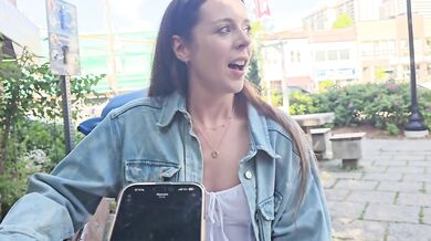 Finding A Stranger To Control My Lush Leads To A Hard Fuck And Creampie!!