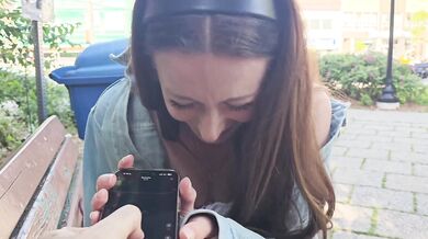 Finding A Stranger To Control My Lush Leads To A Hard Fuck And Creampie!!