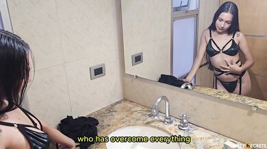 I GET MY ASS FUCKED BETWEEN MY BOSS AND MY PARTNER AT A PRIVATE PARTY