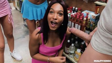 CUMSHOT CHECK ON AISLE THREE