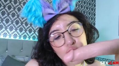 Her face says shy but her mouth says pro