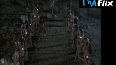 Nikki Fritz Breasts Scene in Dinosaur Island