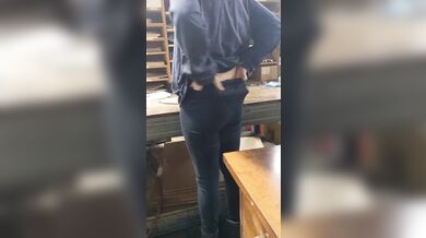 Coworker asked to see my panties