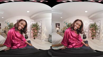 FuckPassVR - Ana's ebony ass sways in reverse cowgirl, her pussy clenching your throbbing member