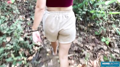 Lolipop Sucks A Giant Dick In The Woods