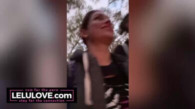 Babe records selfies at her first Halloween Horror Night HHN night at Universal Studios w/ cosplay costume makeup - Lelu Love