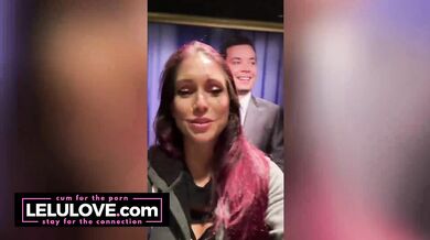 Babe records selfies at her first Halloween Horror Night HHN night at Universal Studios w/ cosplay costume makeup - Lelu Love