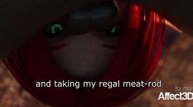 Big tits elves fucking with monsters in a 3d fantasy animation