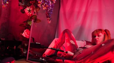 Asuka Fucked In Juicy Ass by a FUCK machine