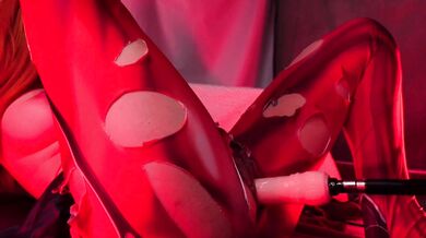 Asuka Fucked In Juicy Ass by a FUCK machine