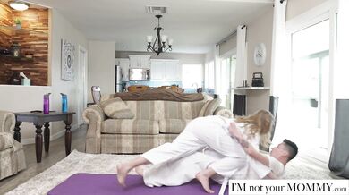 Slutty Martial Arts Teacher Veronica Weston Pins Student Down and Grinds on His Dick S1:E5