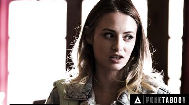 PURE TABOO 18 Year Old Kyler Quinn Gets Covered In Cum During 3 Way Initiation Into Sex Cult