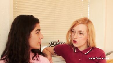 Ersties - Sexy German Babes Have Hardcore Lesbian Sex With a Blindfold