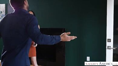 Victoria June Fucking In The Couch With Her Tits