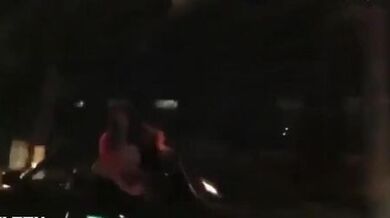 Flashing Big Boobs On The Street