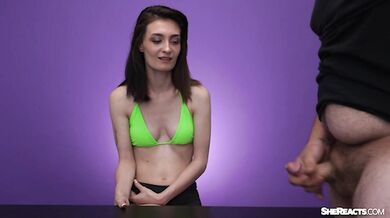 Watch Me Jerk Off In Front Of Porn Girls