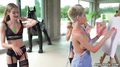 EVIL ANGEL Sexy Models Having Fun Time With Lesbian Milf And Anal Toys - Subil Arch, Tiffany Tatum And Nancy Ace