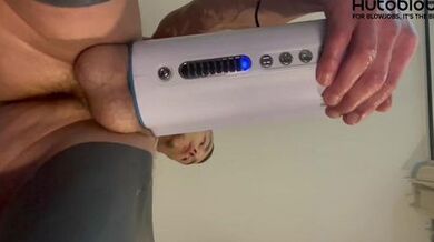 WILD POV of Hoss Kado using Autoblow