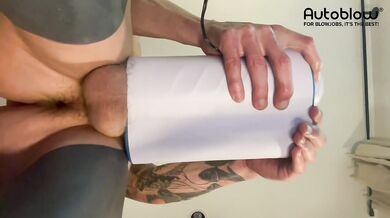 WILD POV of Hoss Kado using Autoblow