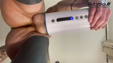 WILD POV of Hoss Kado using Autoblow