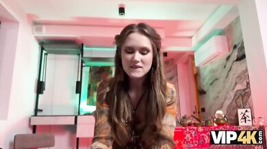 VIP4K. Sexy teen witch Una Fairy sucks big collectors cock (Witch_sex Witch_sex)