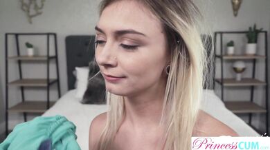 Naughty Chloe Temple enjoys getting a good Spanking from Bossy Dom Stepbro