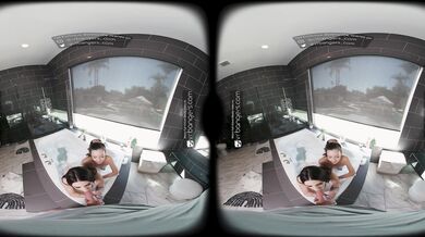 VR Bangers: Student Lose Virginity with Hot Teen Neighbors in Awesome FFM Threesome | VR Porn