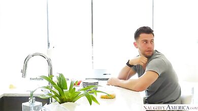 Cougar Alexis Fawx Fucking In The Kitchen With Her Lingerie