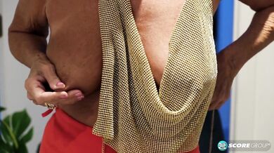 A 69 Year Old Cougar Plays With Her Toys - Lacey A