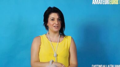 CASTING ALLA ITALIANA - BBW Lady Paola Diamanti Analized By Huge Cock - AMATEUR EURO