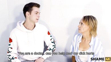 SHAME4K Doctor didnt know the guy wanted more than an examination